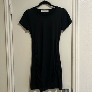 The impeccable pig tshirt ruched sides dress